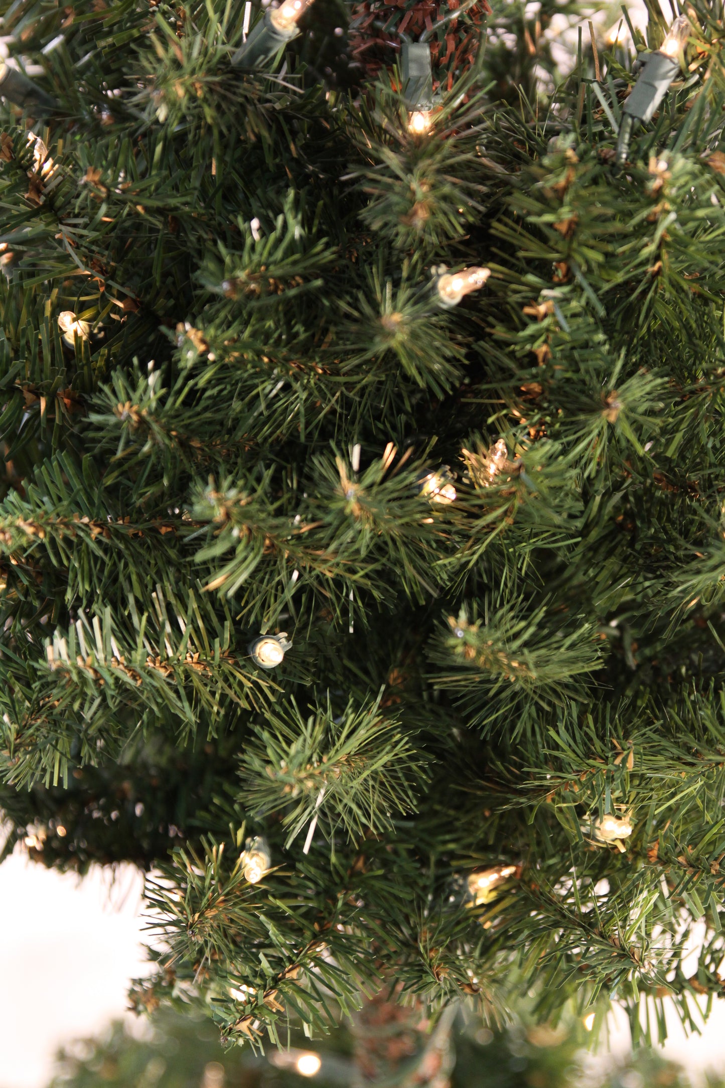 Spruce Ball Topiary With Clear Lights "Ships Free"