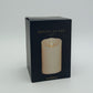 Flameless Pillar Candle Ivory Wax 3.5"X 5.5" Battery Operated
