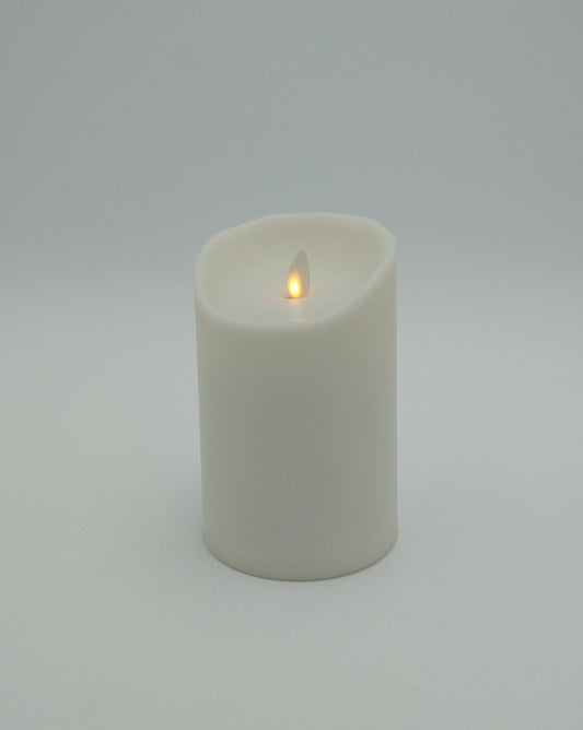 Flameless Pillar Candle 3.5"X 5" Indoor/Outdoor Battery Operated