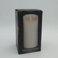 Flameless Pillar Candle Ivory 3.5"X 7" Indoor/Outdoor Battery Operated