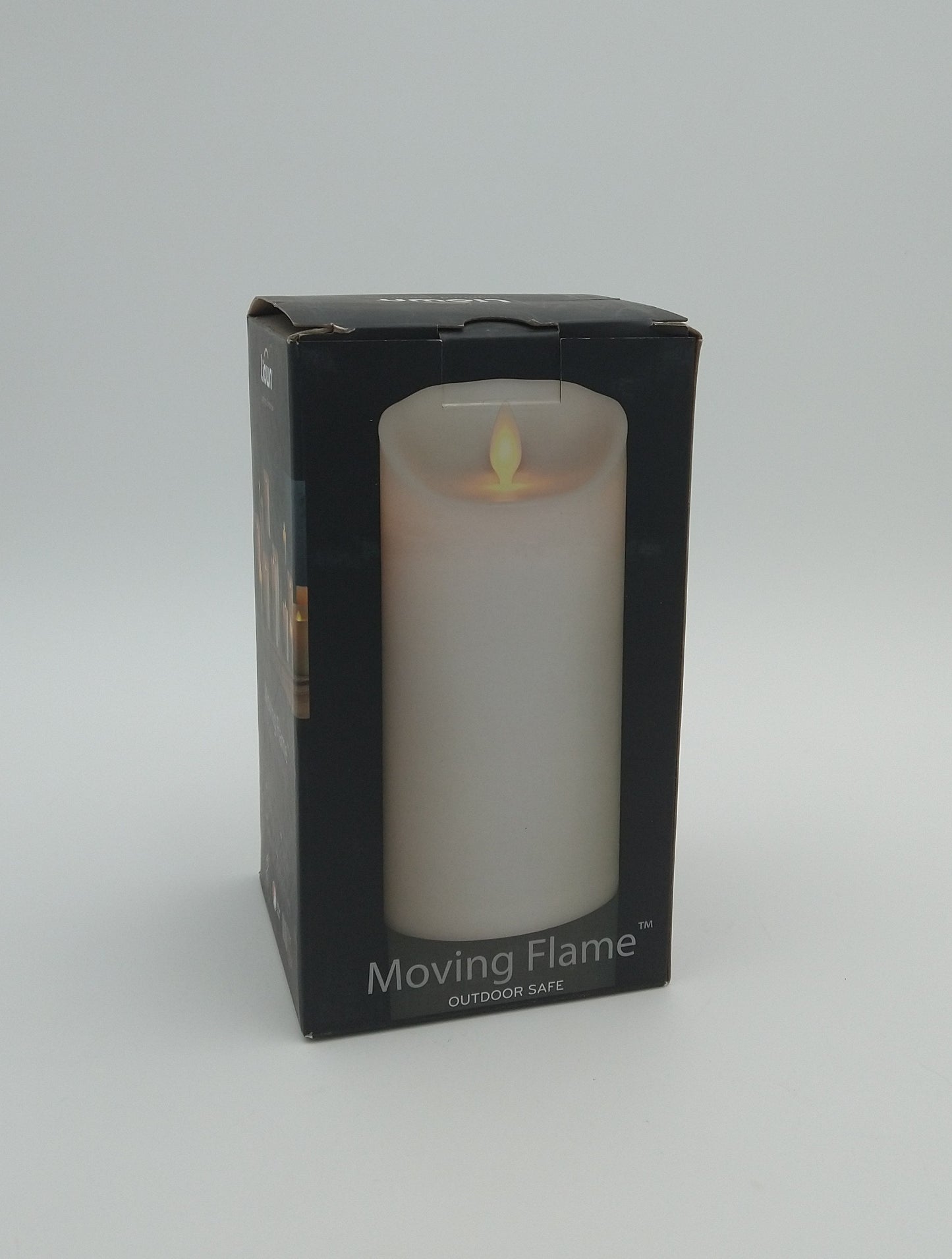 Flameless Pillar Candle Ivory 3.5"X 7" Indoor/Outdoor Battery Operated