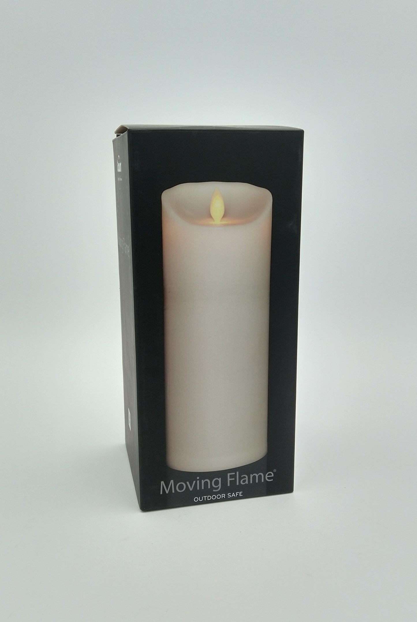 Flameless Candle Ivory 3.5"X 9" Outdoor Battery Operated