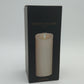 Flameless Pillar Candle Ivory Wax 3"X 8" Battery Operated