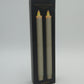 Flameless Taper Candle Ivory Wax 1"X 10.5" Set of 2 Battery Operated