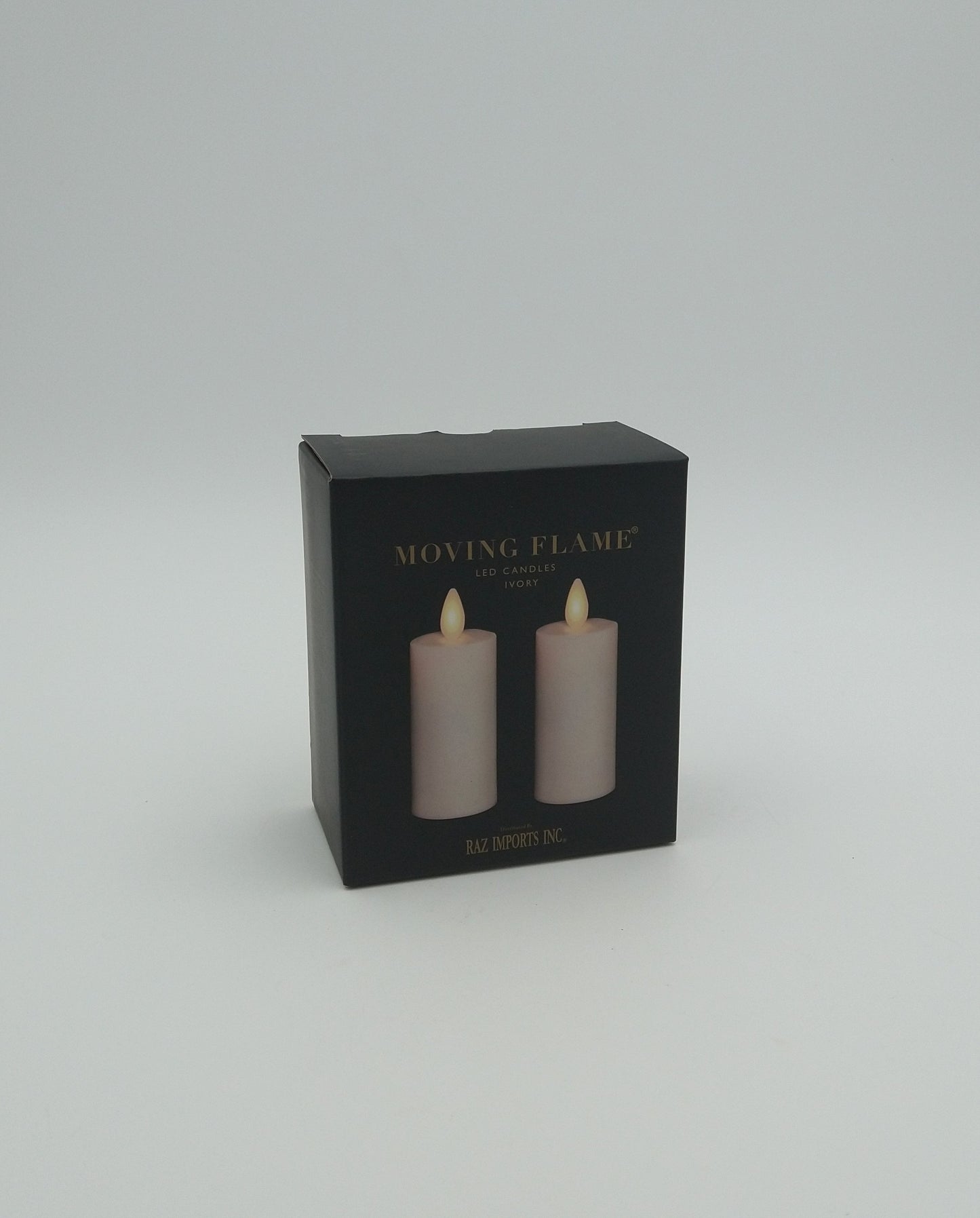 Flameless Candle 1.5"X 4" Set of 2 Battery Operated