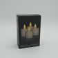 Flameless Tealight Candle Ivory 1.5"X 1.5" Set of 4 Battery Operated