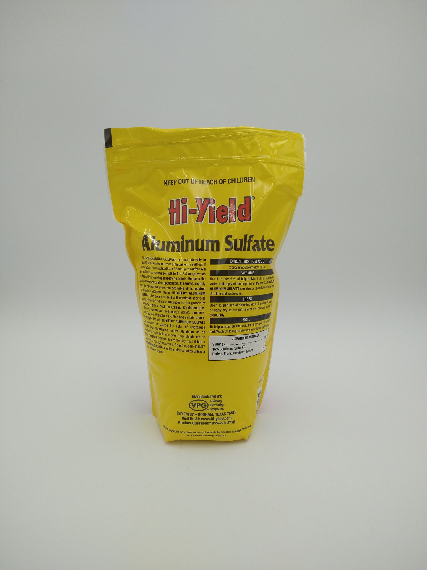 Aluminum Sulfate 4lbs