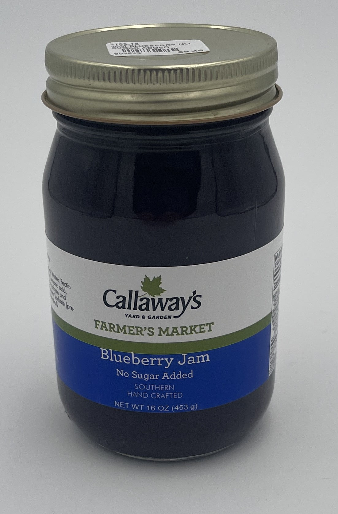 Blueberry Jam "No Sugar Added"