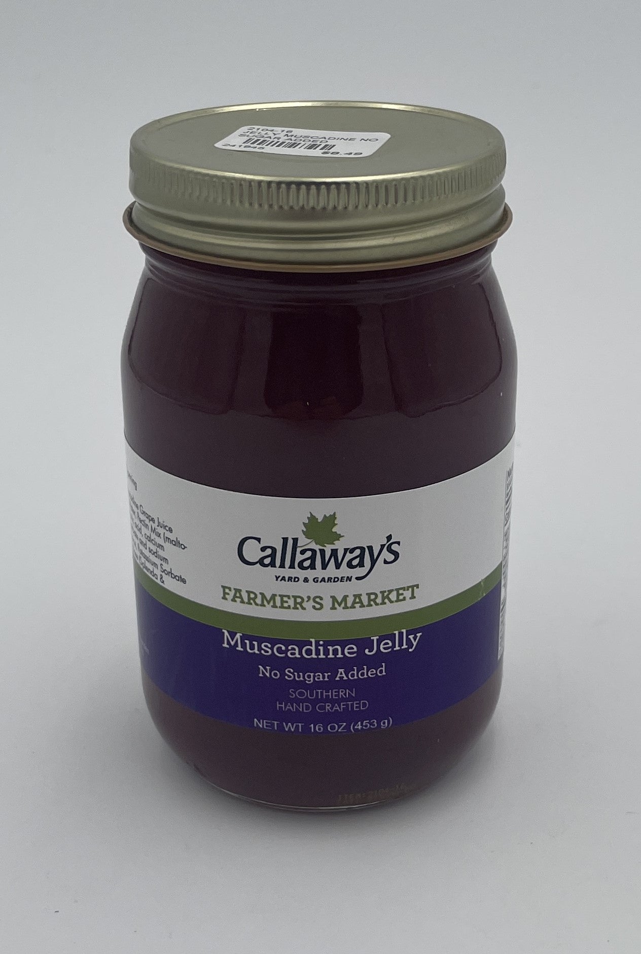 "No Sugar Added" Muscadine Jelly