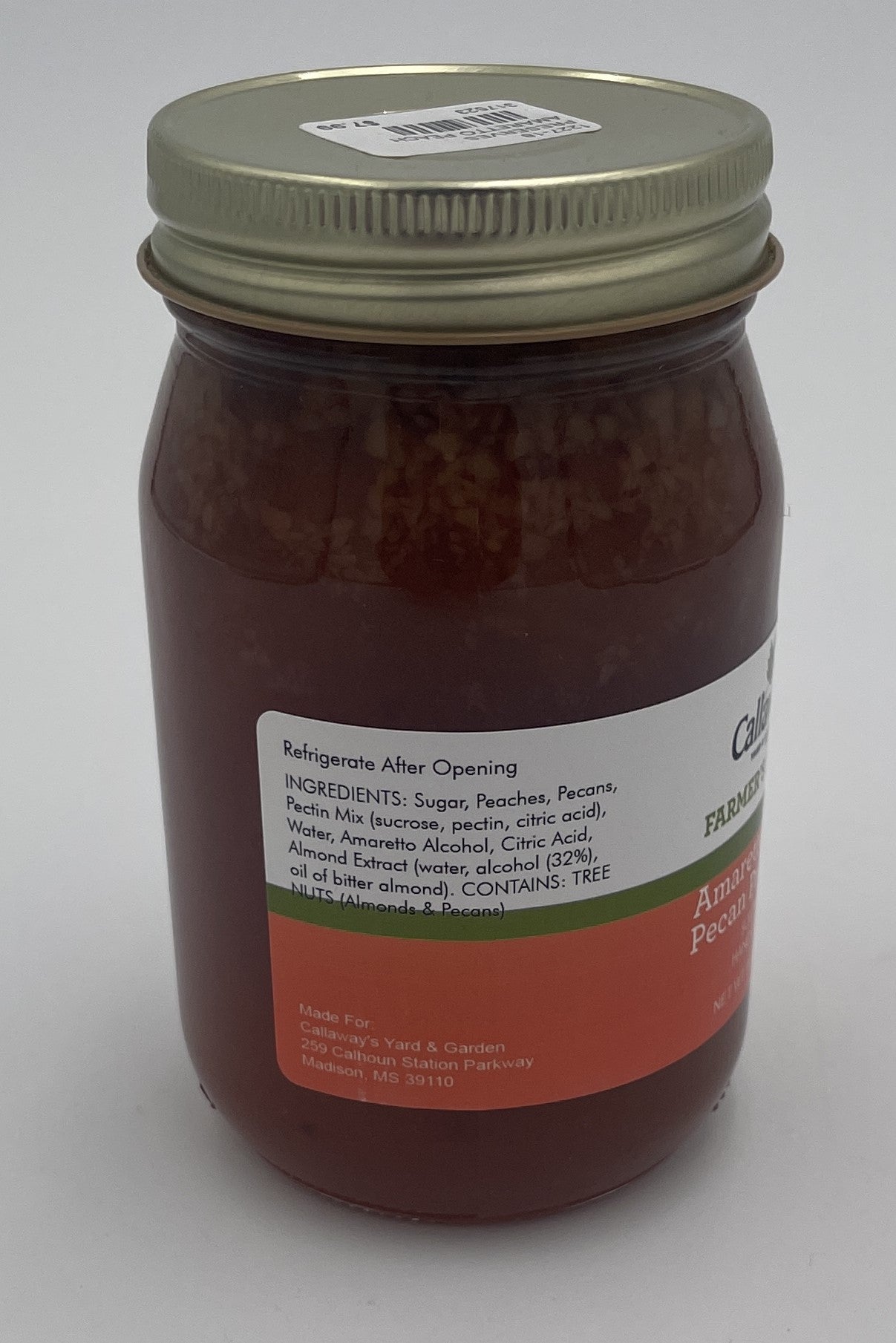 Preserves, Amaretto Peach Pecan Preserves