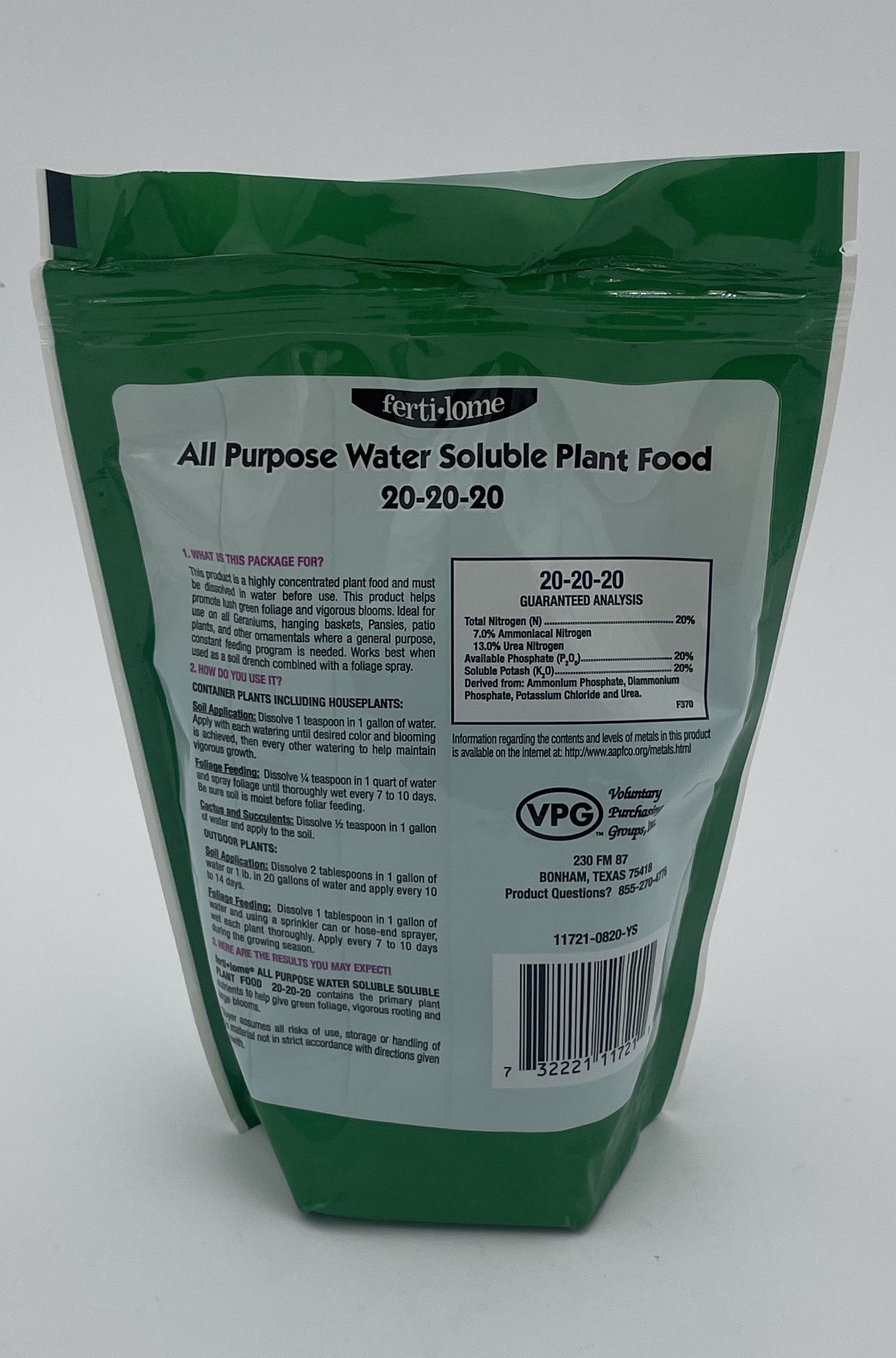 Fertilome All Purpose Water Soluble Plant Food 1.5lbs