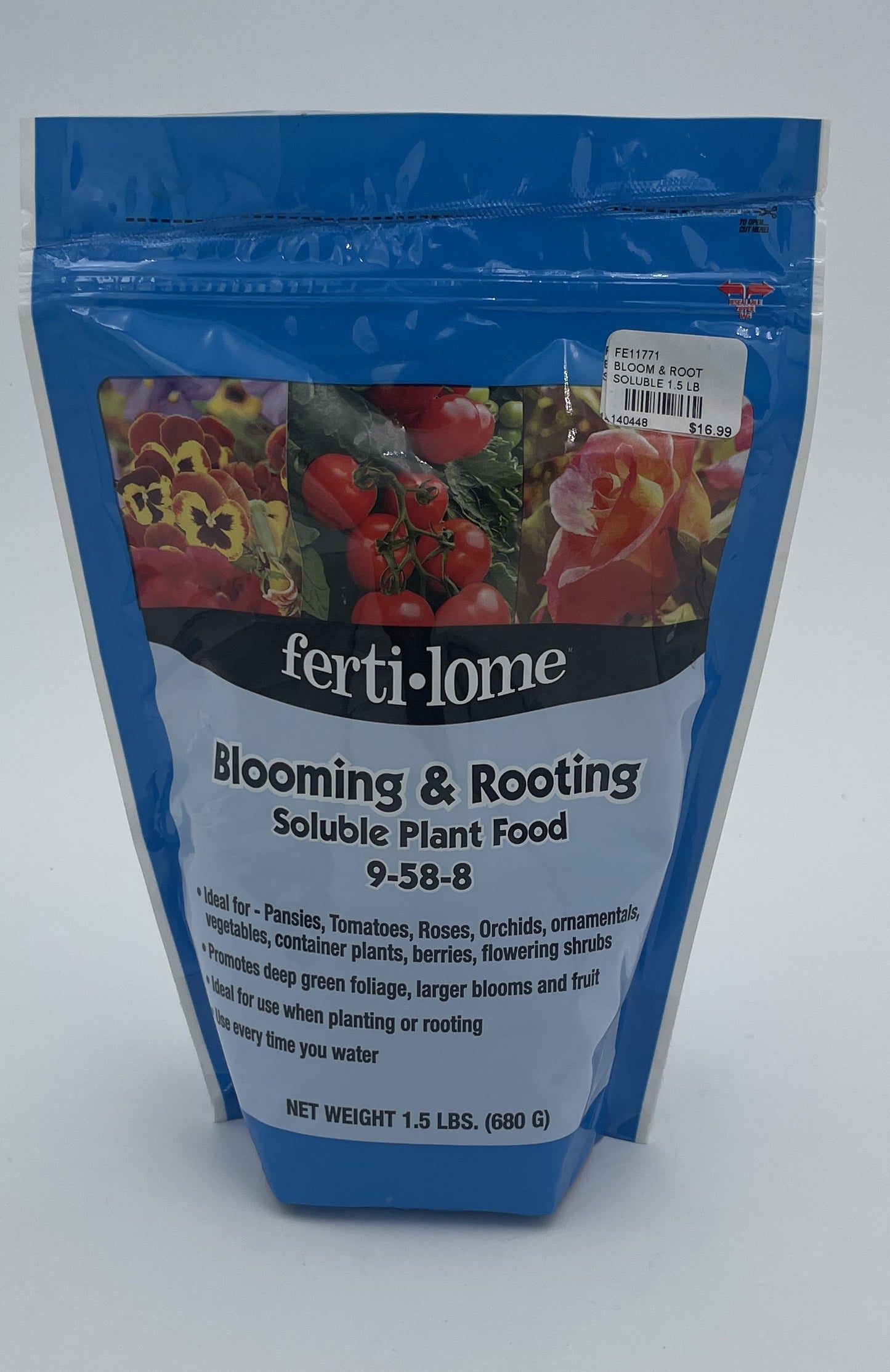 Fertilome Blooming & Rooting Water Soluble Plant Food 1.5lbs