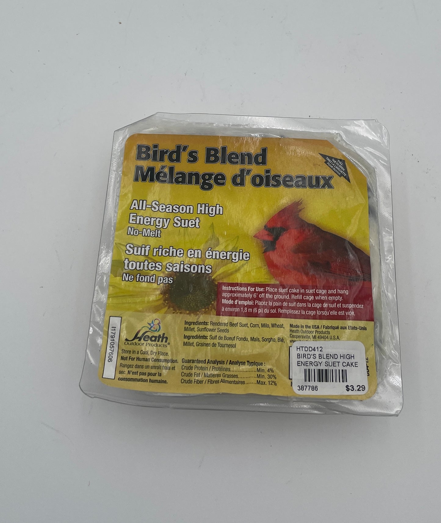 Suet Cake Birds Blend 11.25 0Z