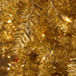 Tinsel Tree Champagne With Clear Lights "Ships Free"