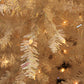 Tinsel Tree White Iridescent With Clear Lights "Ships Free"