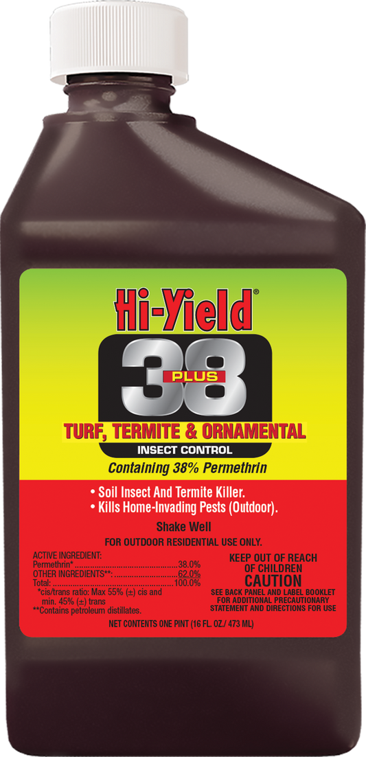 Hi Yield 38 Plus Turf, Termite, & Ornamental Insect Control 1 pt (16 fl oz)