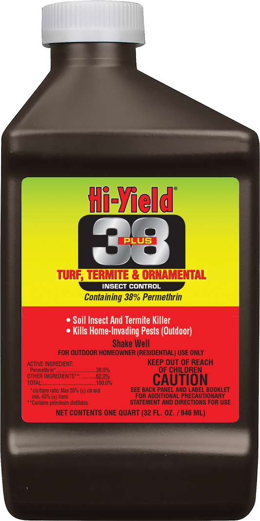 Hi Yield 38 Plus Turf, Termite, & Ornamental Insect Control 1 qt (32 fl oz)
