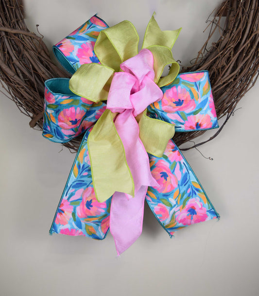 Abstract Floral Bow