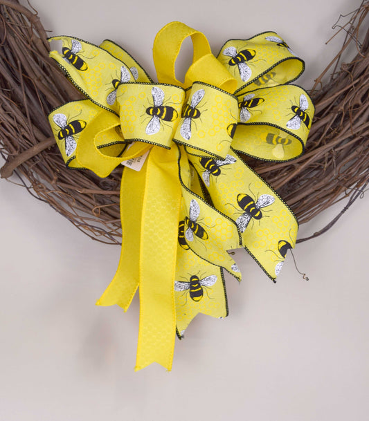Yellow Bee Bow