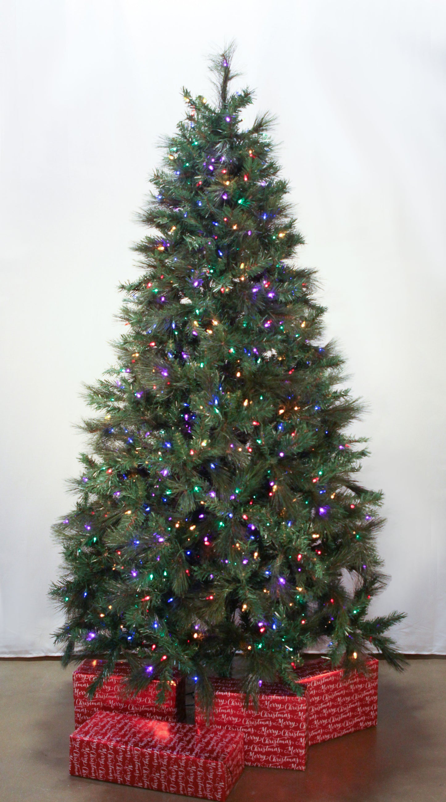 Callaway's Classic Fir Artificial Christmas Tree With Color Changing LED Lights "Ships Free"