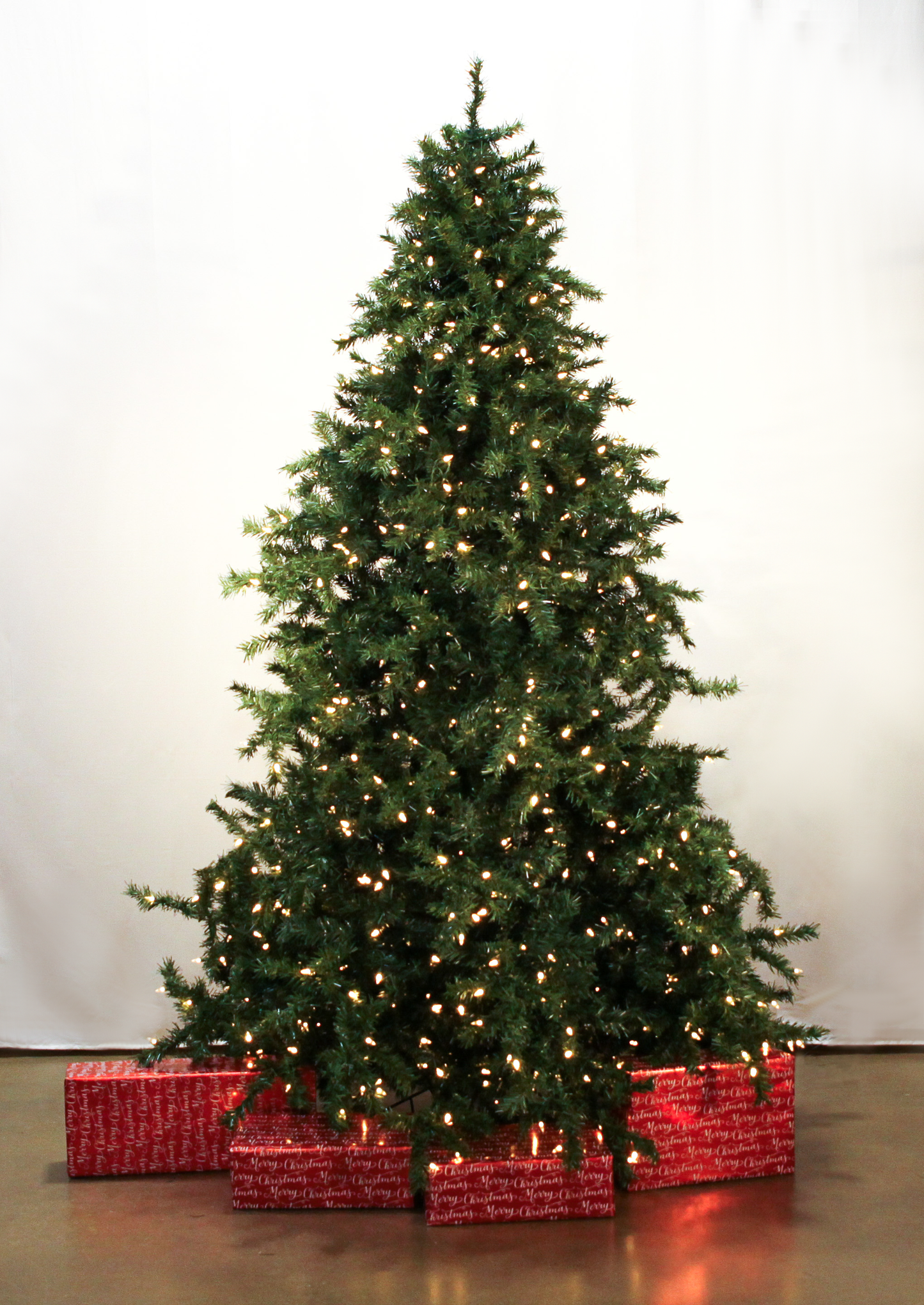 Callaway's Noble Fir Artificial Christmas Tree With Color Changing LED Lights "Ships Free"