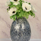 White Anemone Silk Floral 22" Pick