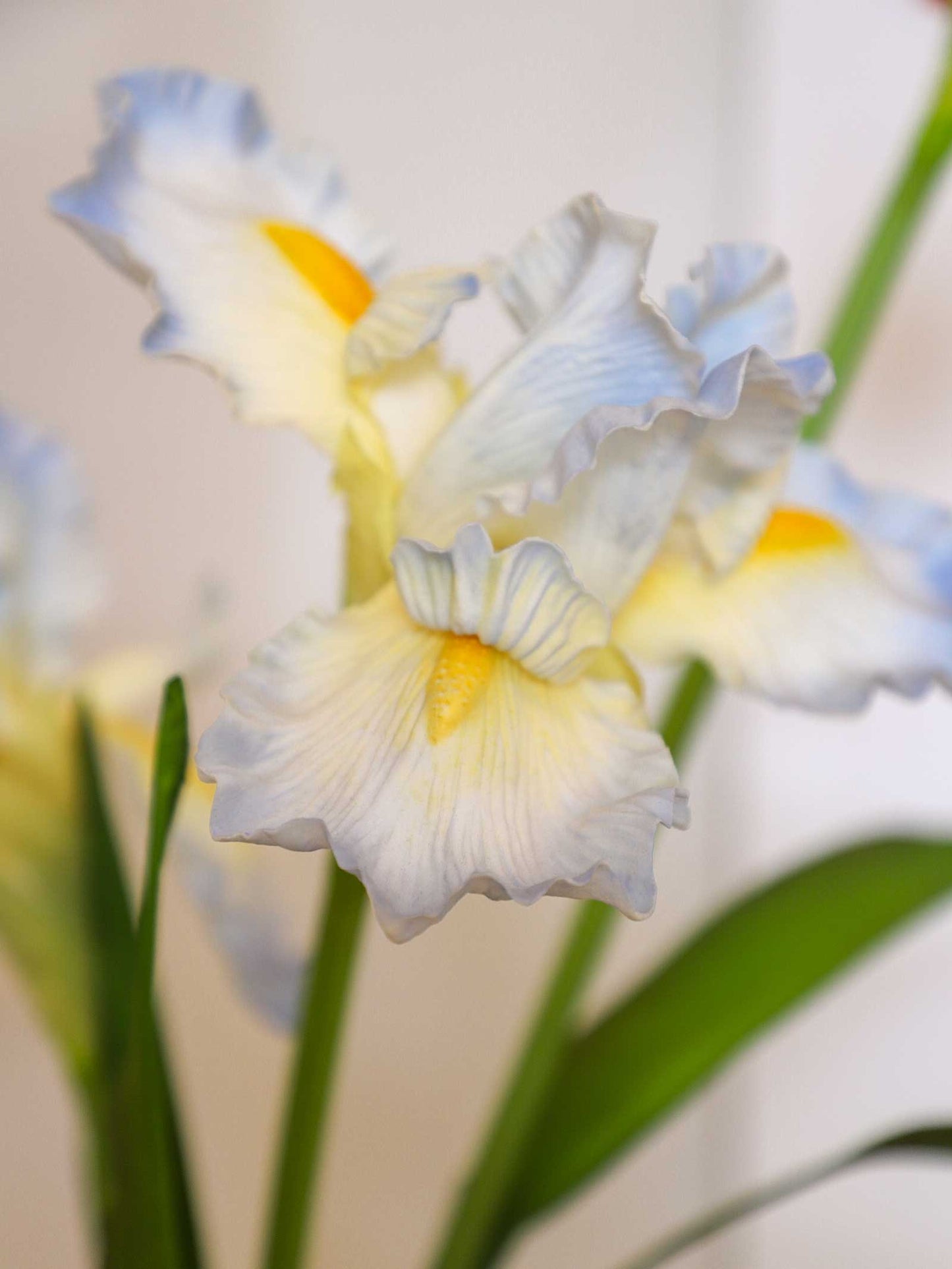 Real Touch Blue Iris Silk Floral 30.5" Pick