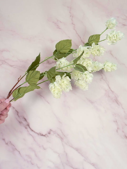 White Hops Silk Floral Bundle 40" Pick