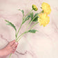 Yellow Ranunculus Silk Floral 20" Pick