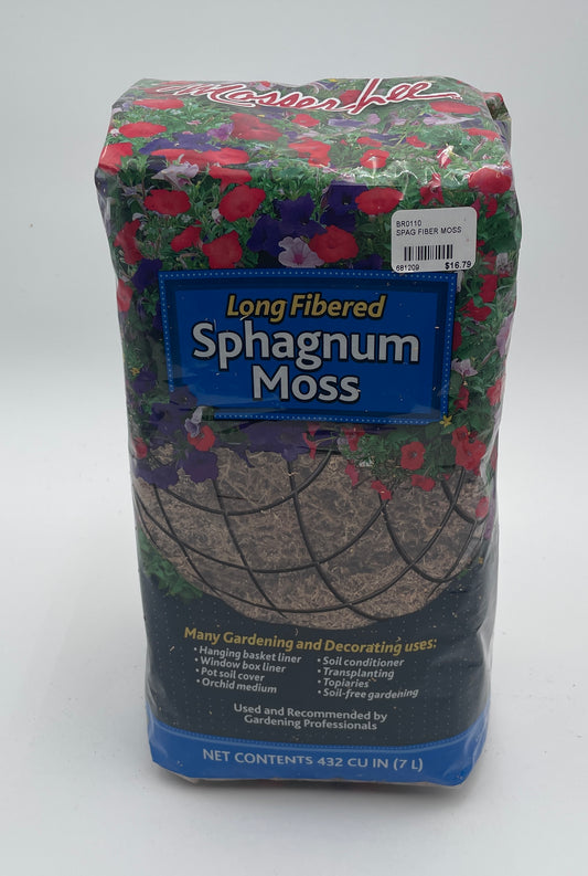 Sphagnum Moss "Long Fibered"