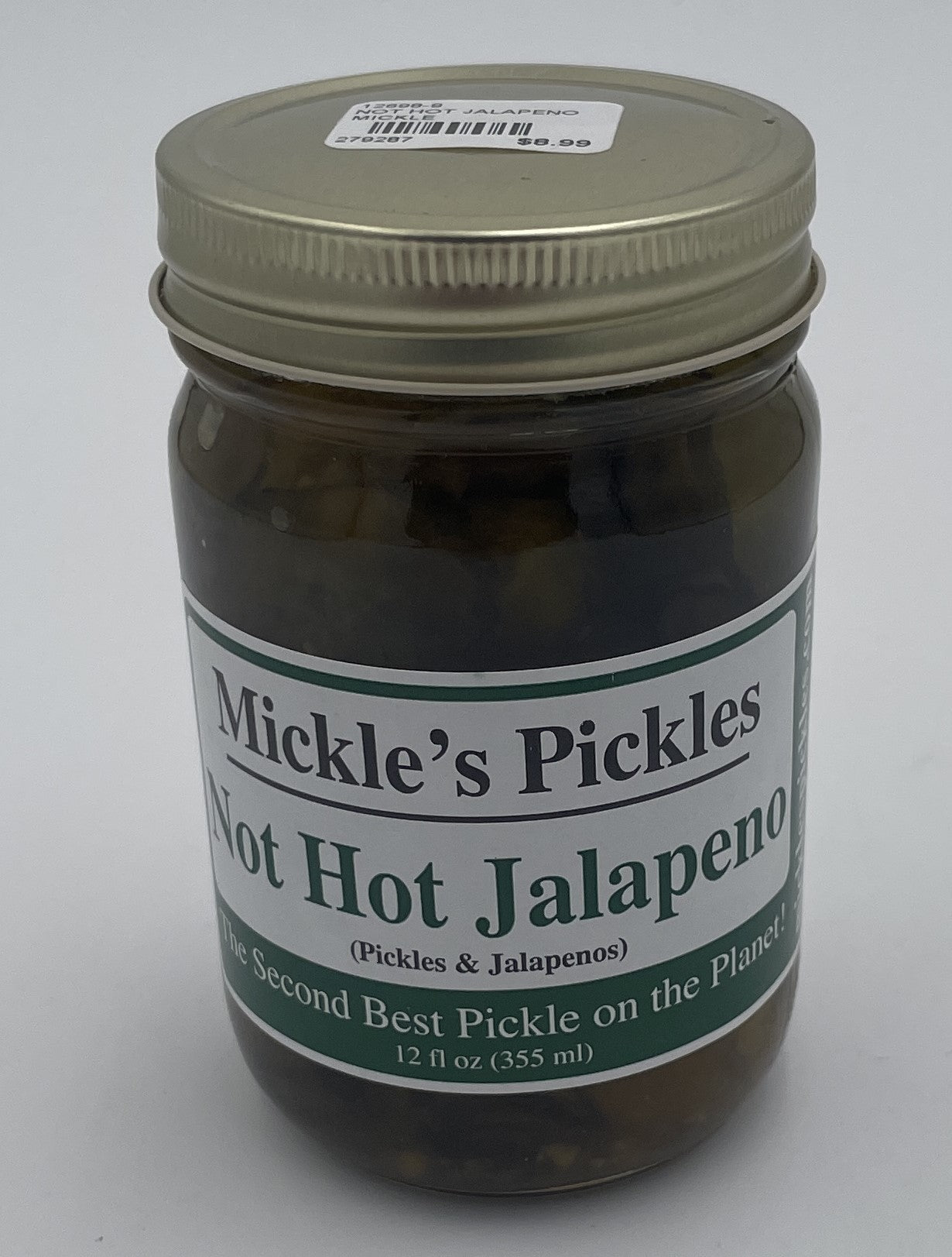 Pickles, Mickles Pickles Not Hot Jalapeno