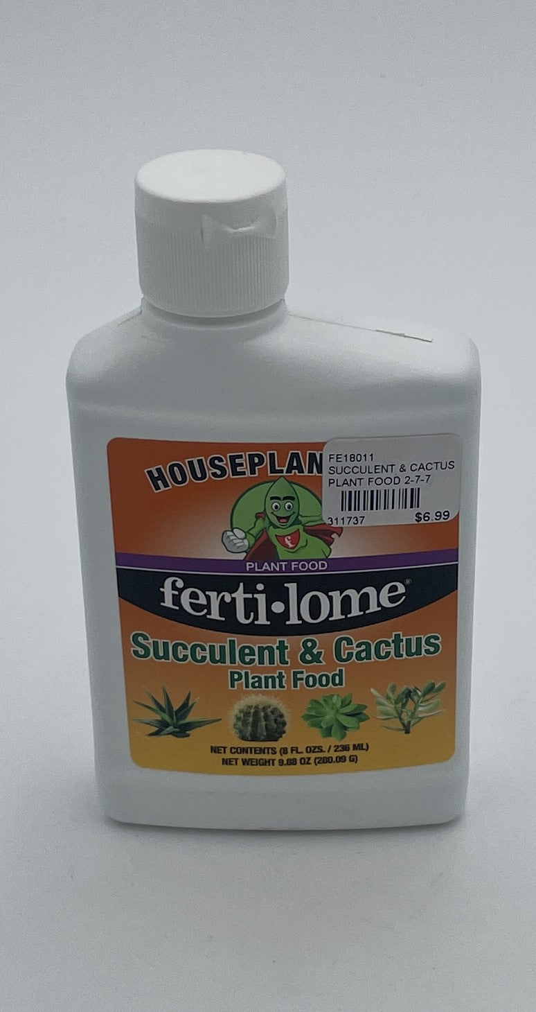 Fertilome Liquid Succulent & Cactus Plant Food 8oz