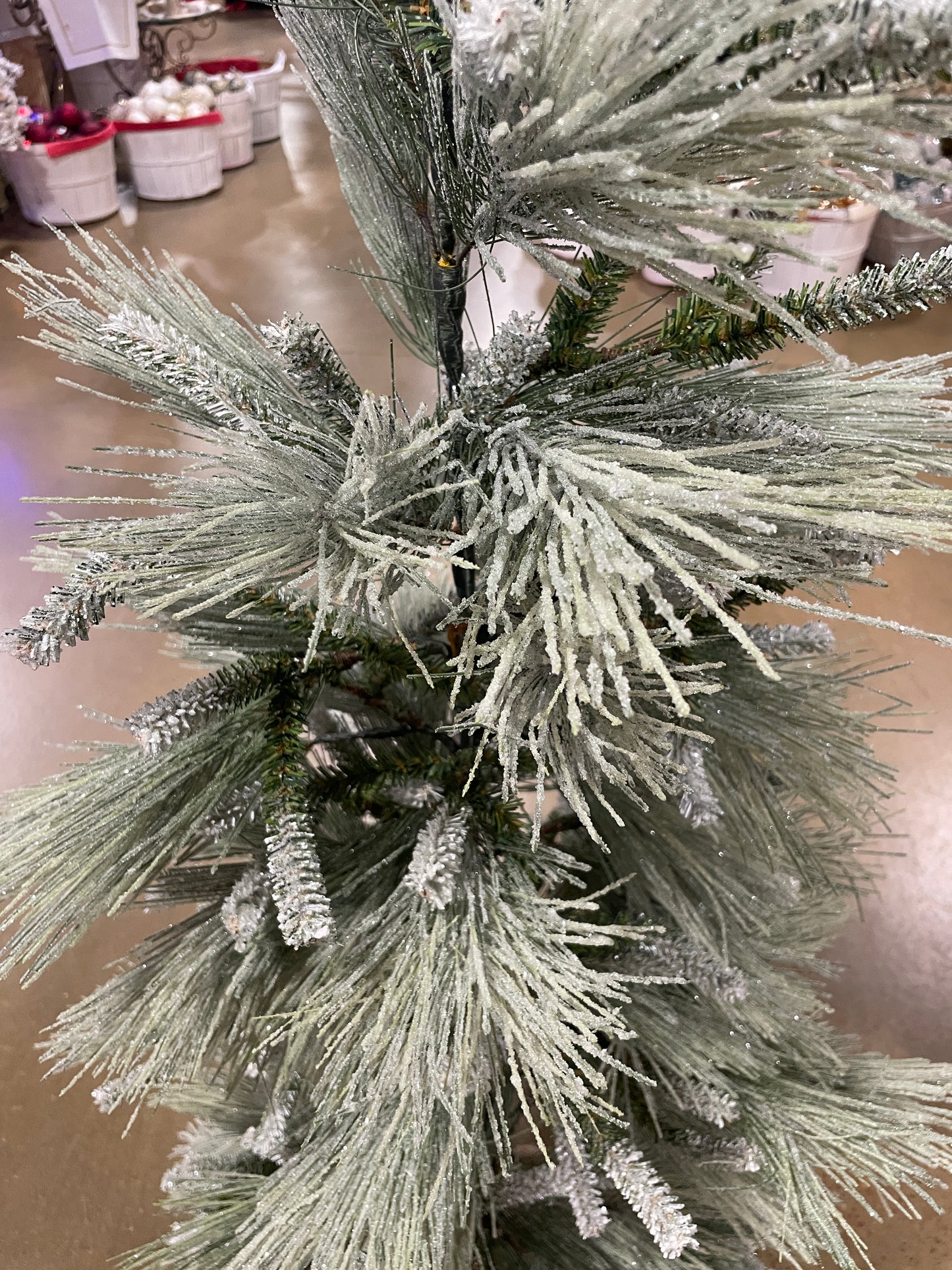 Frosted Mix White Pine Tree "Ships Free"