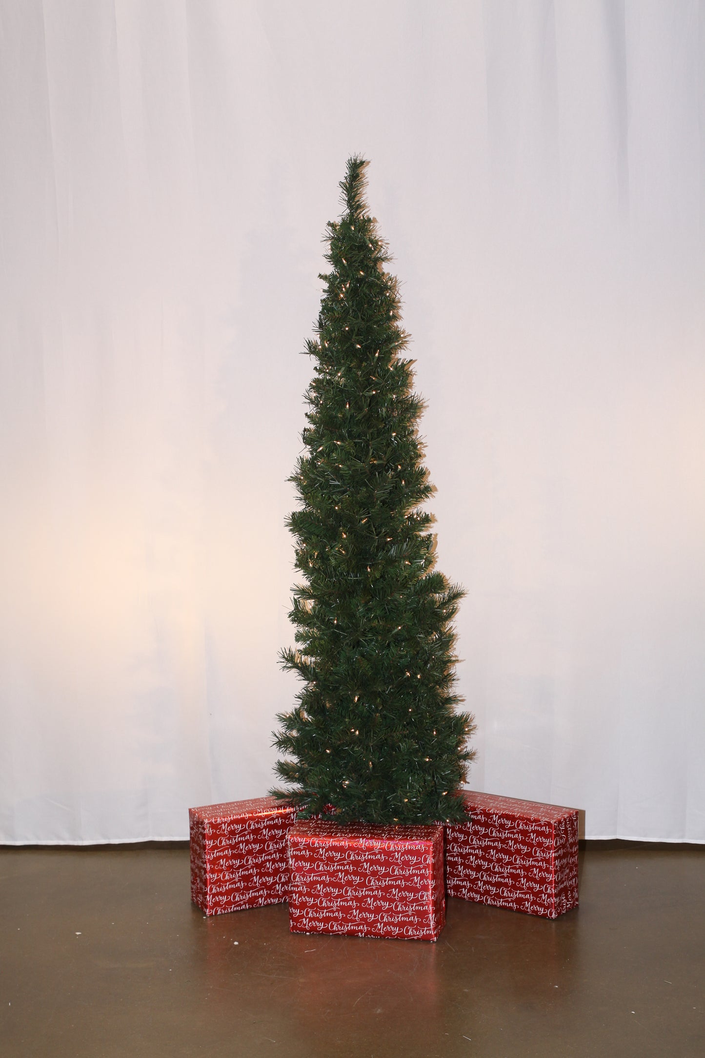 Boden Spruce Column Tree With Clear Lights "Ships Free"